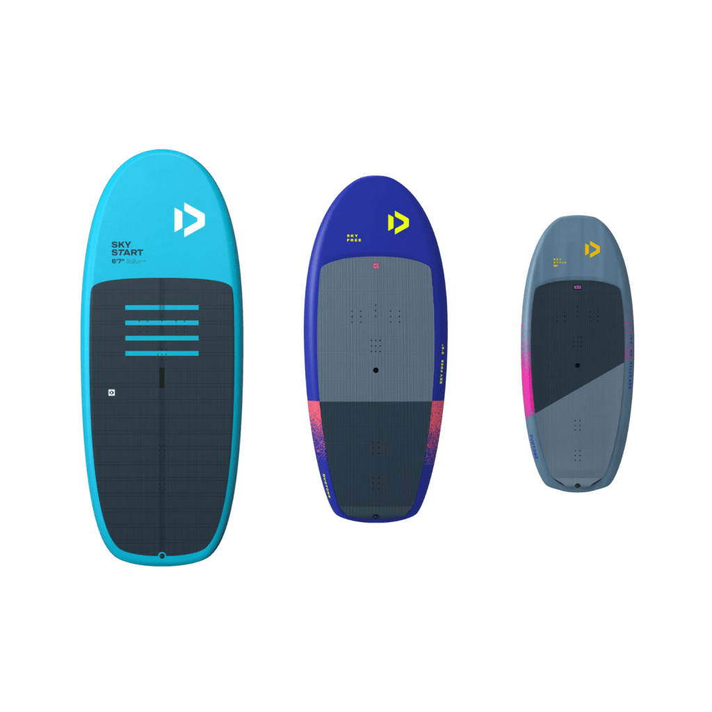 3 planches de wingfoil